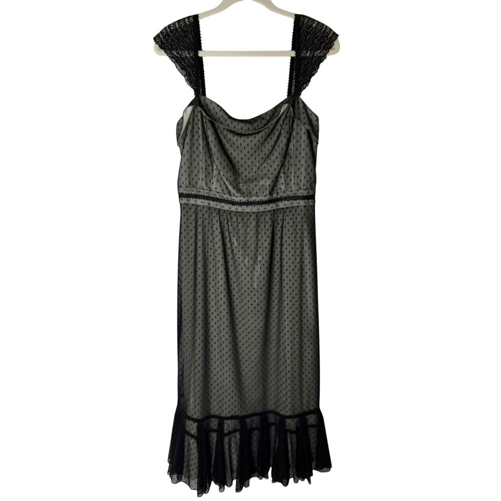 Ann Taylor LOFT Dotted Swiss Dress Designer Look Beautiful Dress sz. 10